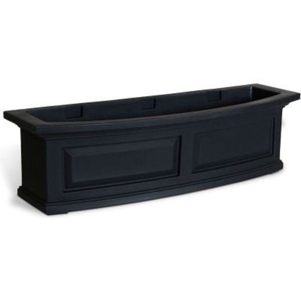 Mayne Mail Post Inc Mayne® Nantucket 3-ft. Window Box, Black 4830-B